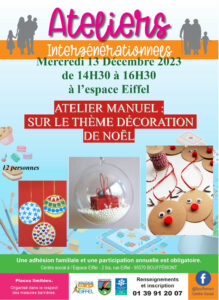 Atelier décoration bûche de Noël - CPME Paris Ile-de-France